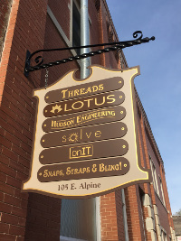 Lotus Street Sign